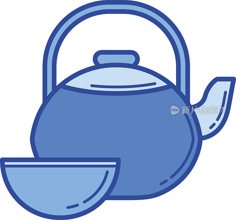 Tea ceremony line icon